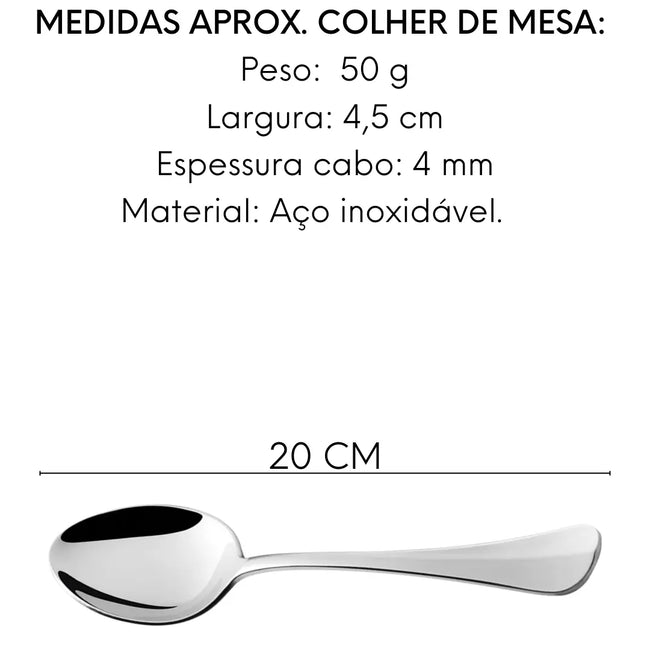 Colher de Mesa Olímpia 20 cm. Main Image