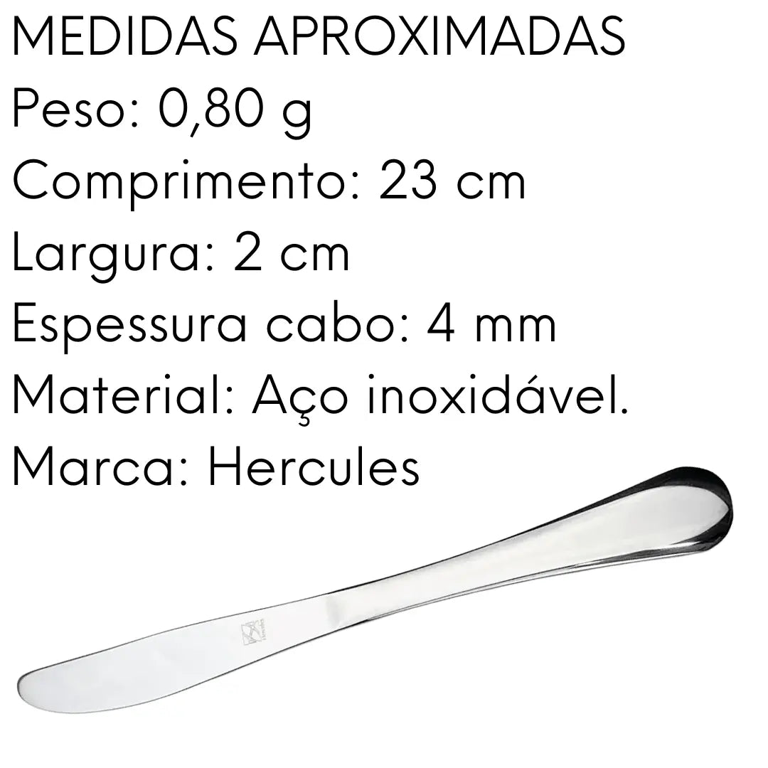 Faca de Mesa Olimpia 23 cm. Olimpia