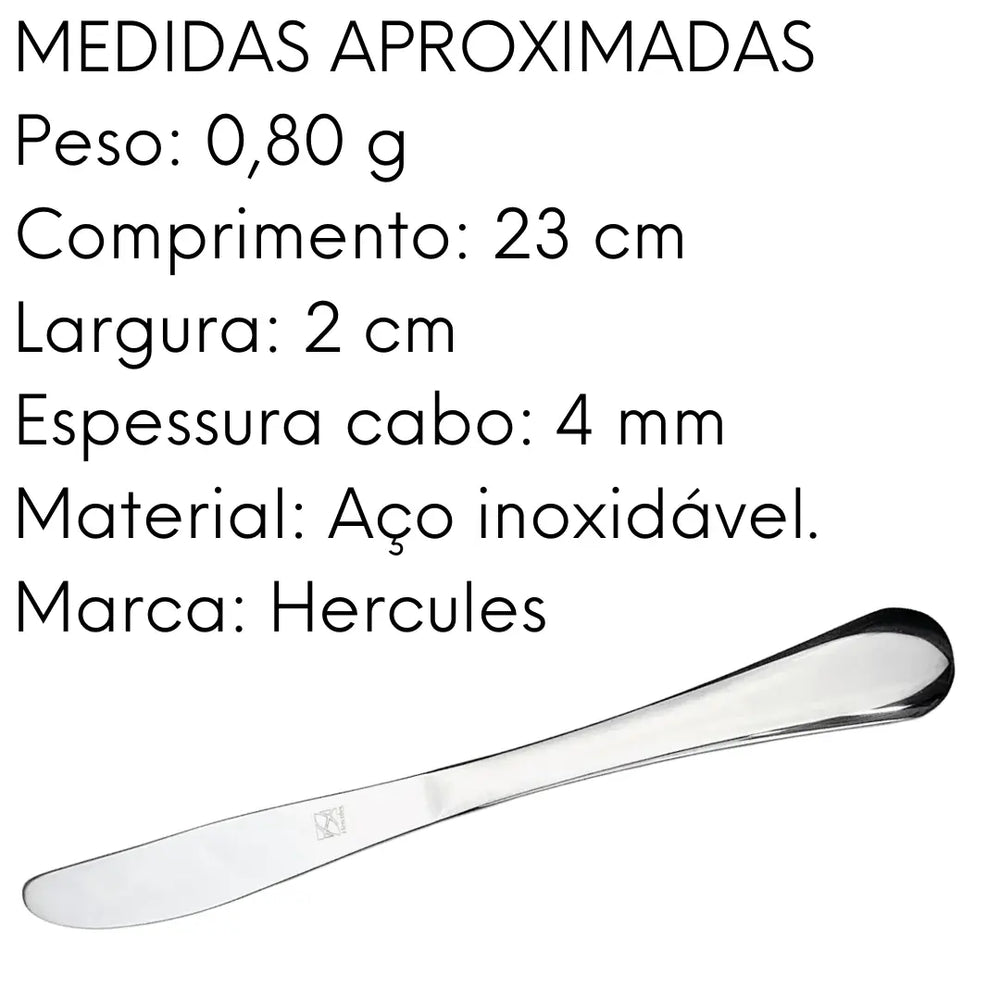 Faca de Mesa Olimpia 23 cm. Olimpia