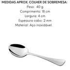 Colher de Sobremesa Olímpia 18 cm. Olimpia