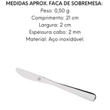 Faca de Sobremesa Olímpia 21 cm.