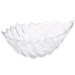 Centro De Mesa Folha Decorada Leaf Vidro 20cm Hotel Lyor