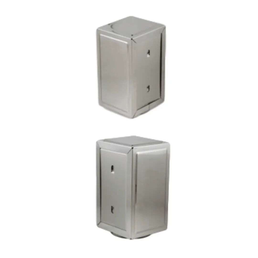 Porta Guardanapo TV em Aço Inox com 16 cm. Alissan
