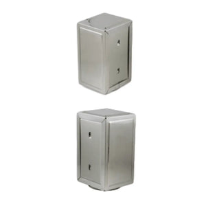 Porta Guardanapo TV em Aço Inox com 16 cm. Alissan
