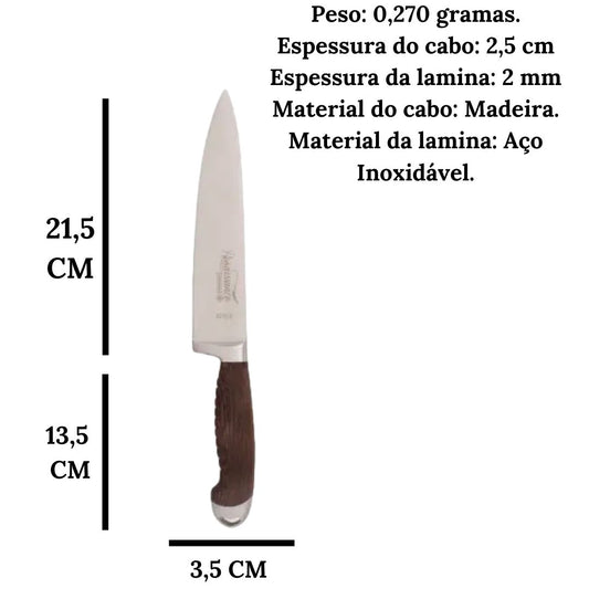 Faca De Carne Marrom Renaissance