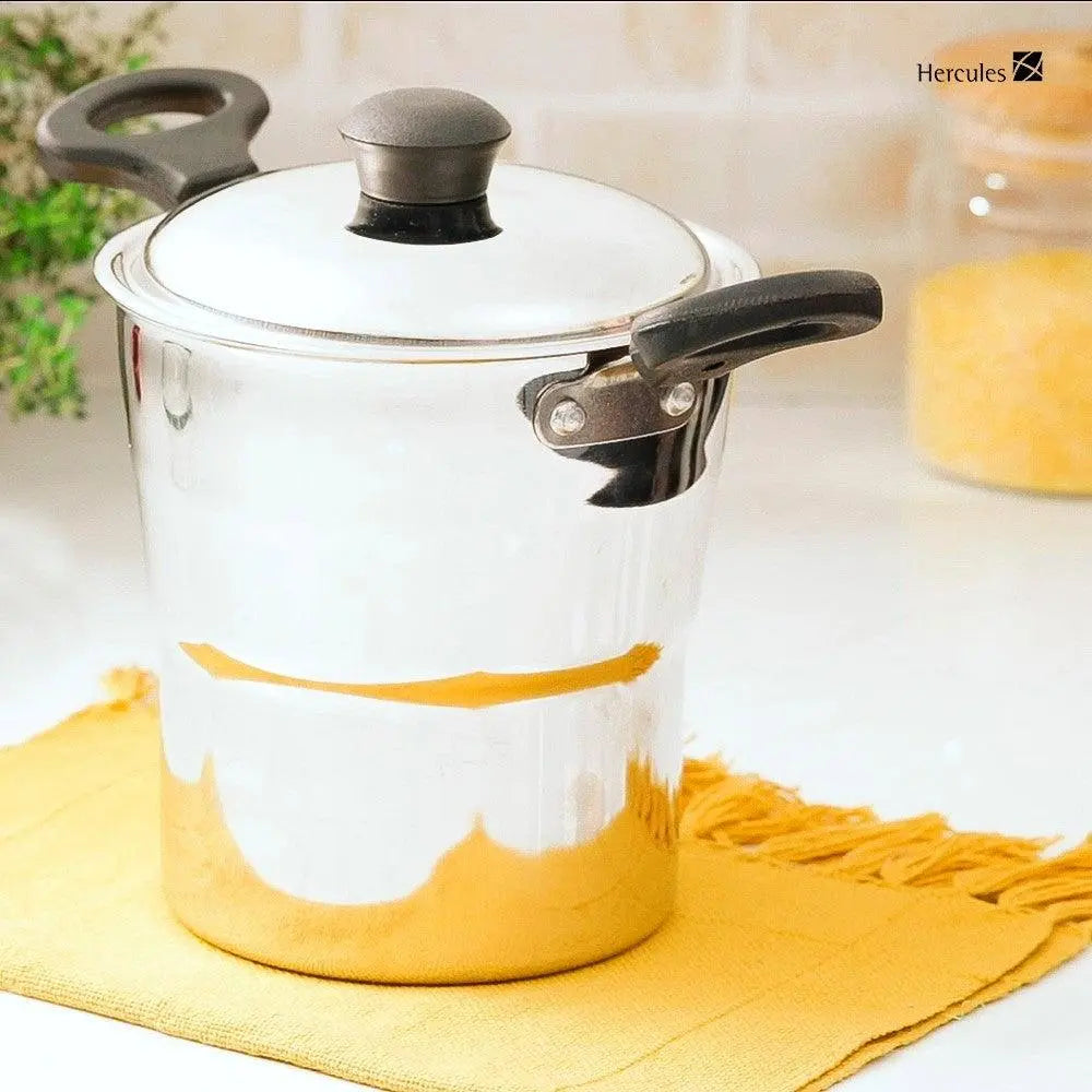 Cuscuzeira Hercules Inox Panela Cuscuz 1L Hercules