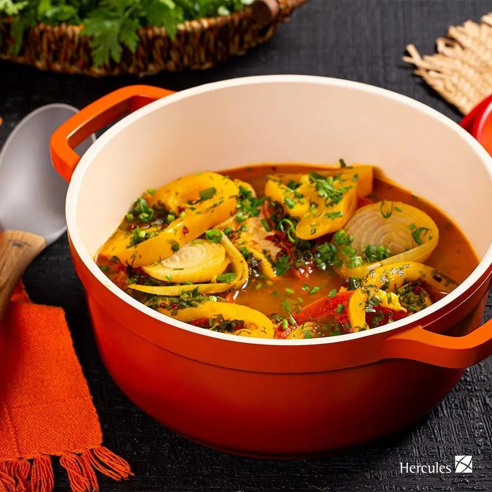 Caçarola Redonda Hercules Laranja 6,8l Hercules