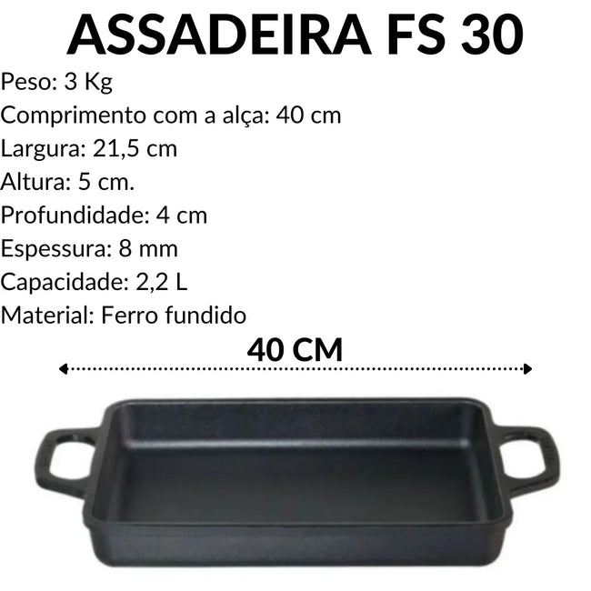 Assadeira Ferro Fundido 2,2L Main Image