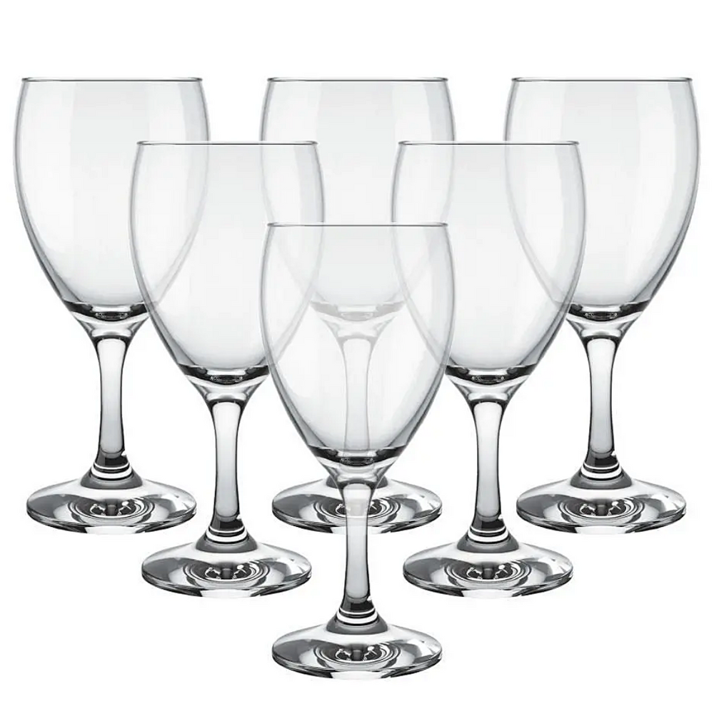Taças Agua Windsor Em Vidro 300ml Nadir