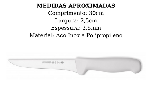 Faca Carne 6 Polegadas Master Line Inox 29,5 cm