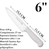 Faca Cozinha 6’’ Master Line Mundial