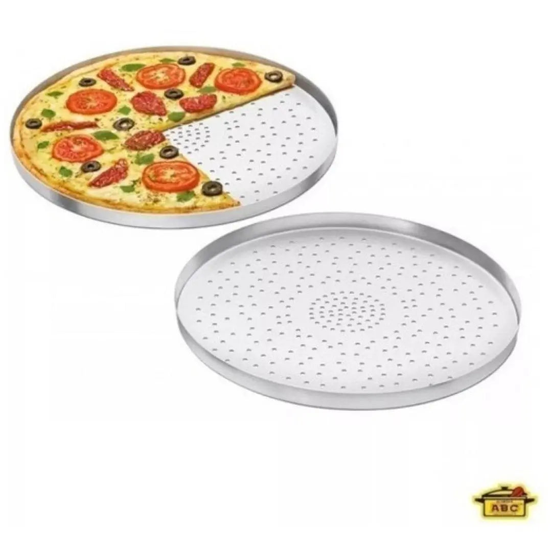 Forma Pizza Hotel Alumínio c/ Furos ABC