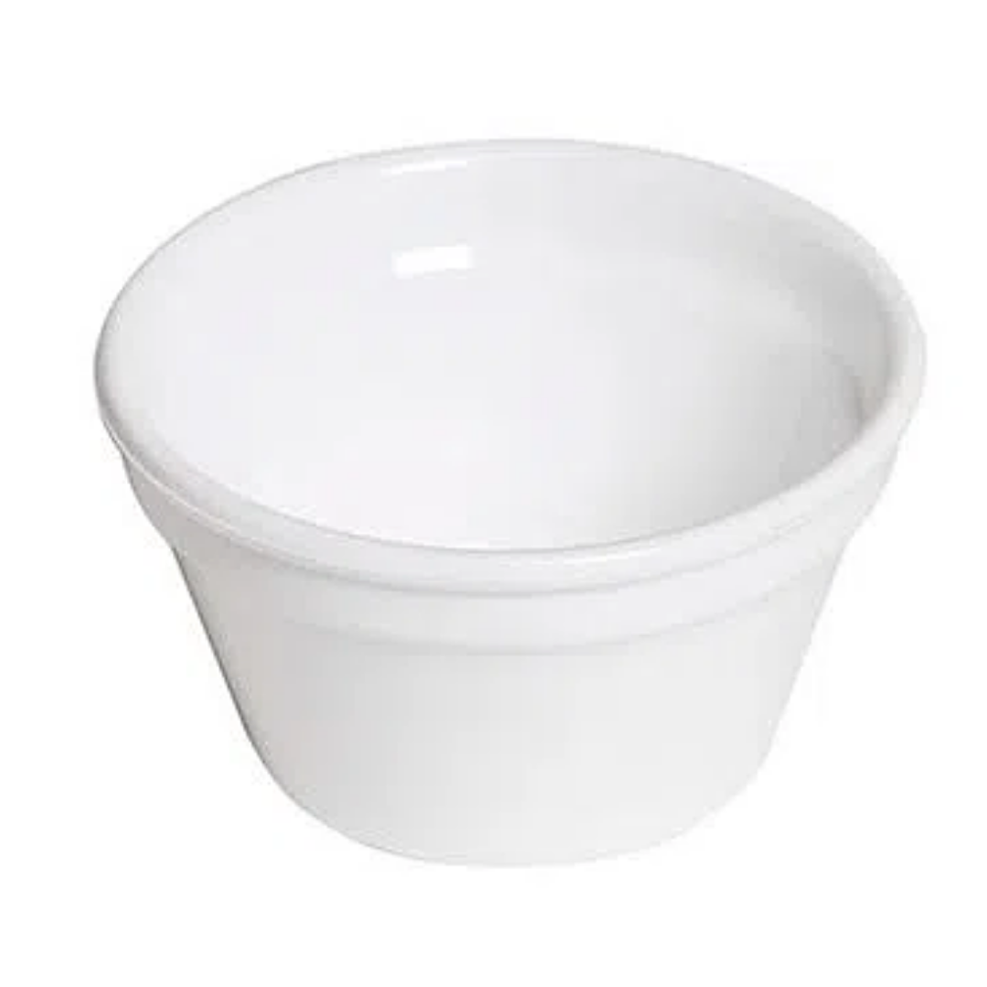 Ramequim Liso Branco 90ml Policarbonato VemPlast
