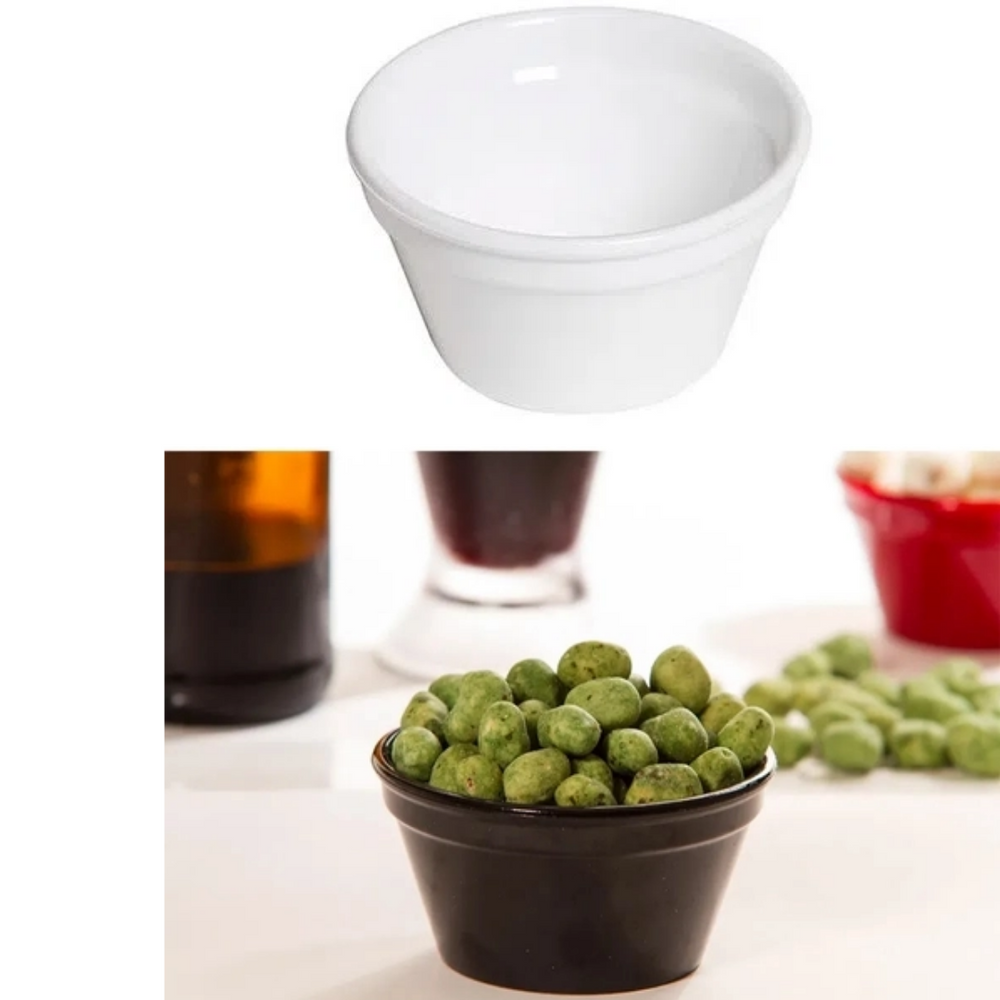 Ramequim Liso Branco 90ml Policarbonato VemPlast