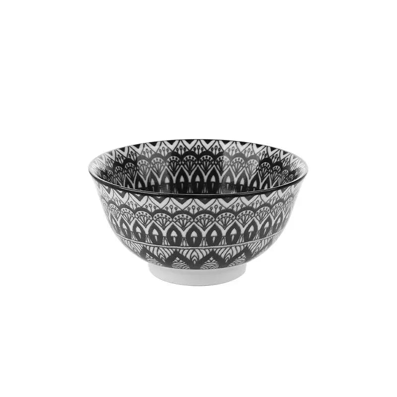 Tigela Bowl Geométrico de Porcelana 300 ML Lyor