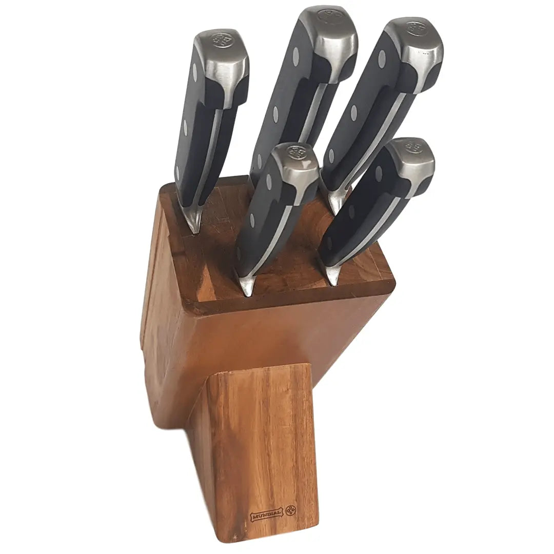 Jogo de Facas com Cepo Chef Kitchen 21,4 cm Hercules