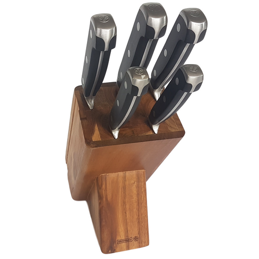 Jogo de Facas com Cepo Chef Kitchen 21,4 cm