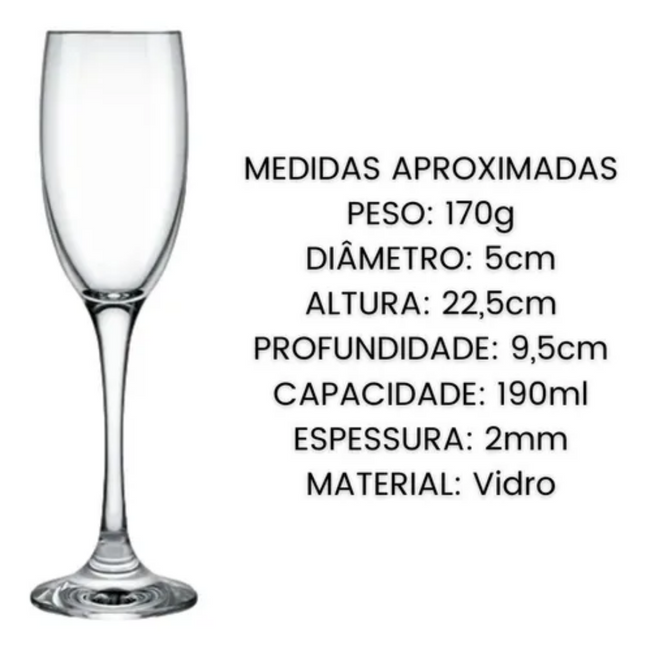 Taça Champagne 190ml Barone Restaurante Main Image