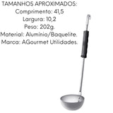 Concha Aluminio C/ Cabo Baquelite N10 Hotel ABC