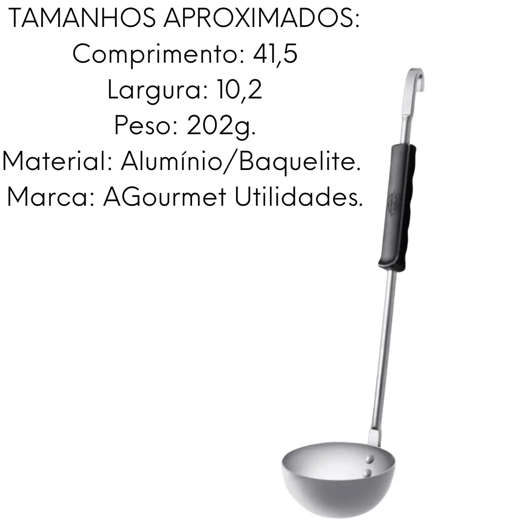 Concha Aluminio C/ Cabo Baquelite N10 Hotel ABC