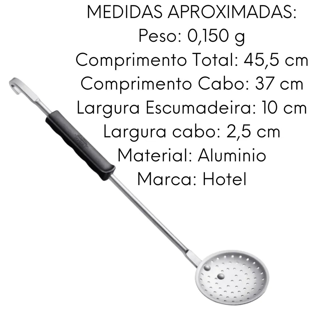 Escumadeira Extra N 10 Cabo Baquelite ABC