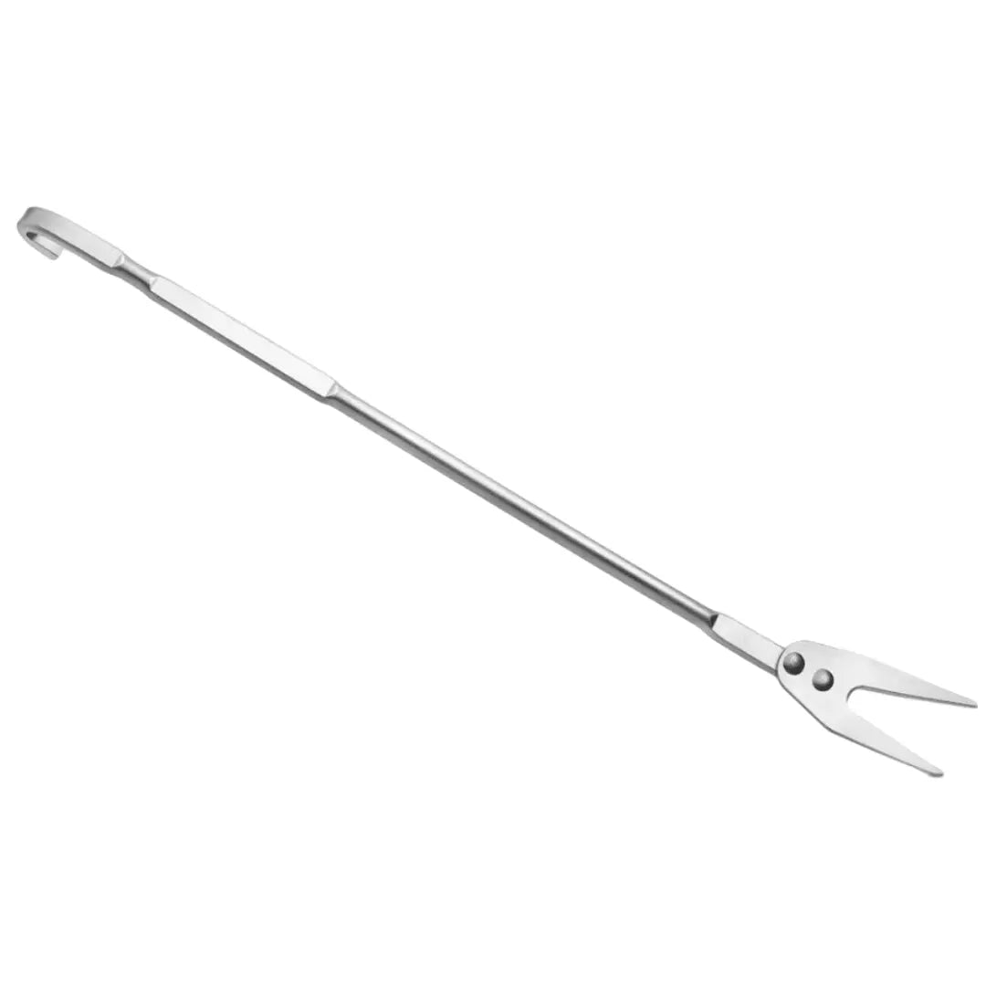 Garfo Hotel 2 Dentes Alumínio Profissional 46,2 cm ABC