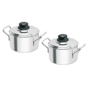 Mini Caçarola com Tampa de Alumínio 450ml ABC