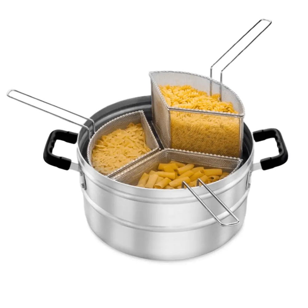 Cozer Caçarola para Massas de Alumínio com 50 cm e 18 Litros. ABC