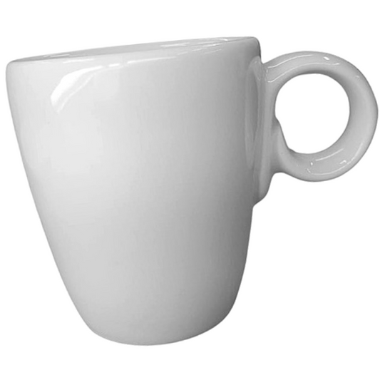 Xicara Branca Simples Porcelana 60ml Café