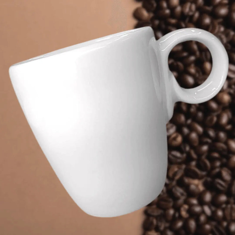 Xicara Branca Simples Porcelana 60ml Café ATLAS