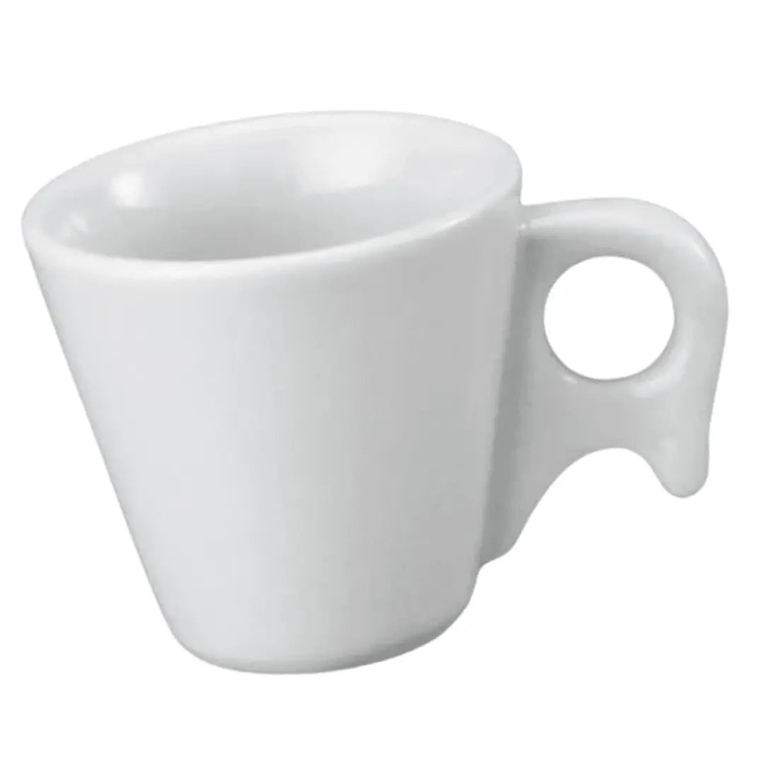 Xicara Café Kopi Branca Basica Porcelana Sem Pires 60ml ATLAS