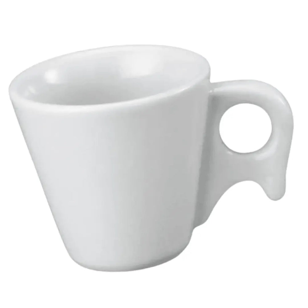 Xicara Café Kopi Branca Basica Porcelana Sem Pires 60ml ATLAS