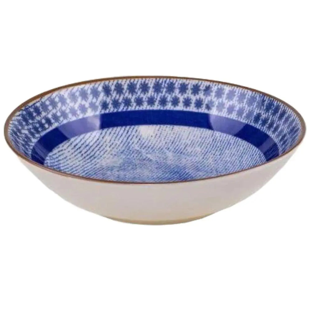 Prato Fundo Jeans Cerâmica Oxford