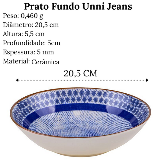 prato fundo decorado cerâmica ideal para levar a mesa