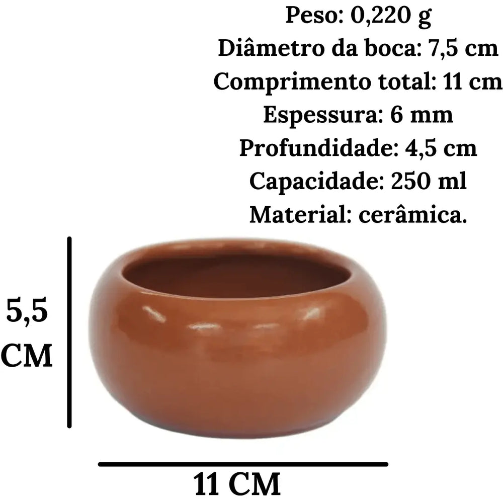 Cumbuca 250ml Tigela Bowl Bela Porcelana