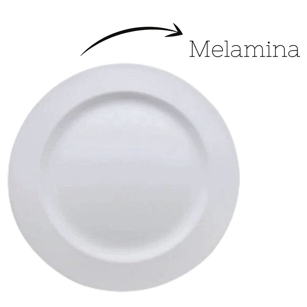 Prato Raso Redondo P/ Bolo Melamina 35cm Bestfer