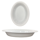 Travessa Funda Oval 26,5cm Melamina Branca Bestfer