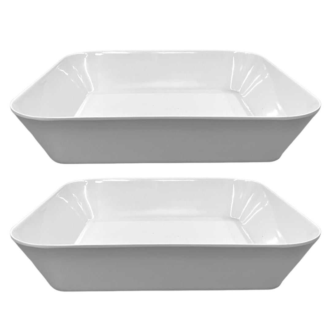 Travessa Saladeira Quadrada 30 cm Melamina Bestfer