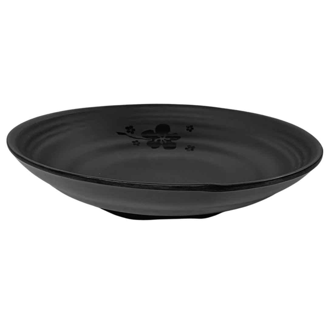 Prato Fundo Kanpai Melamina Black 23cm Bestfer