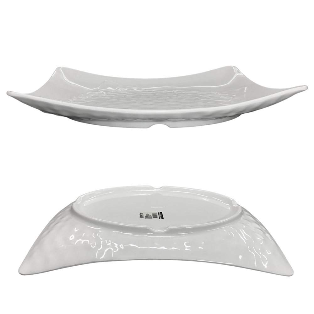 Travessa Curvada com Design 37cm Melamina Bestfer