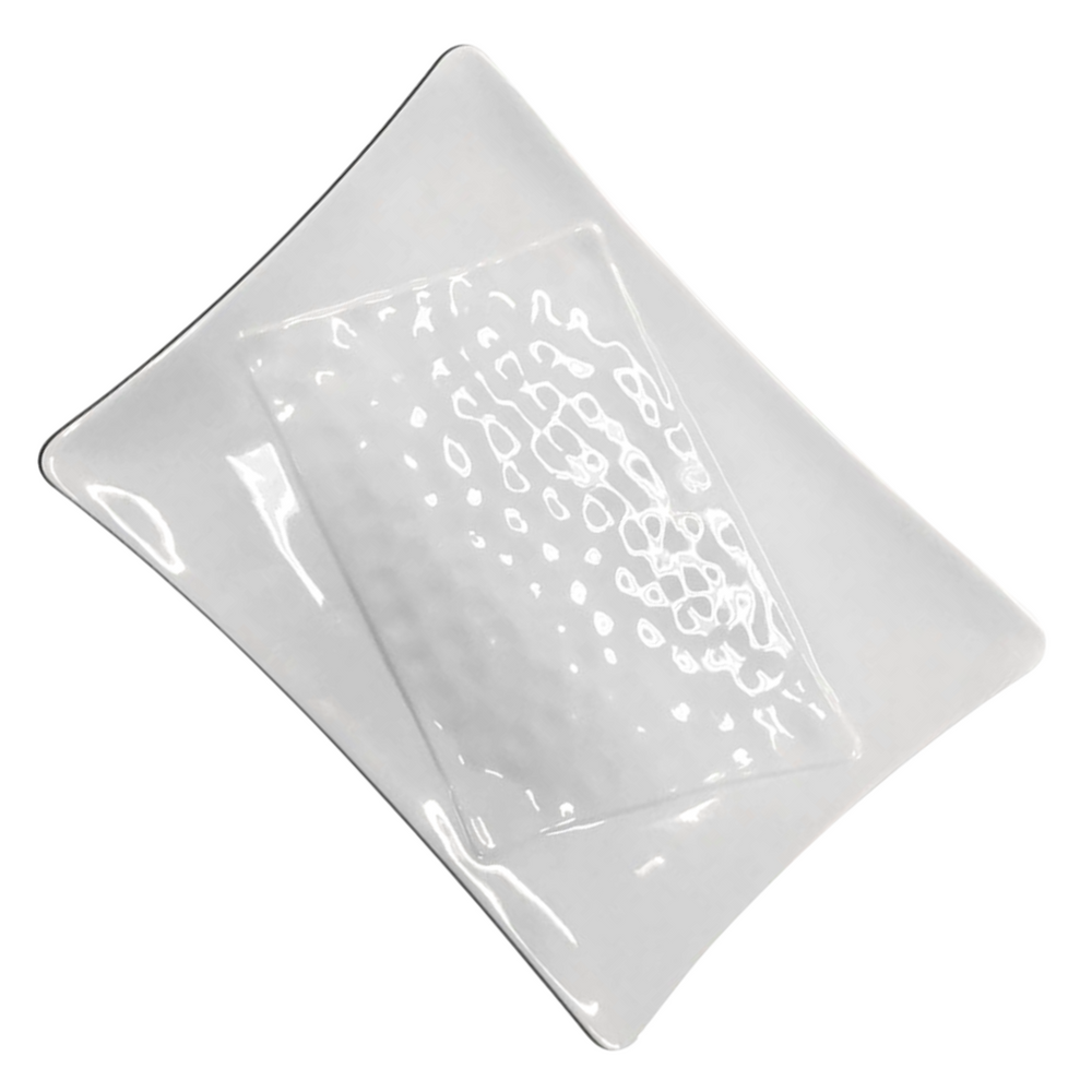 Travessa Curvada com Design 37cm Melamina Bestfer