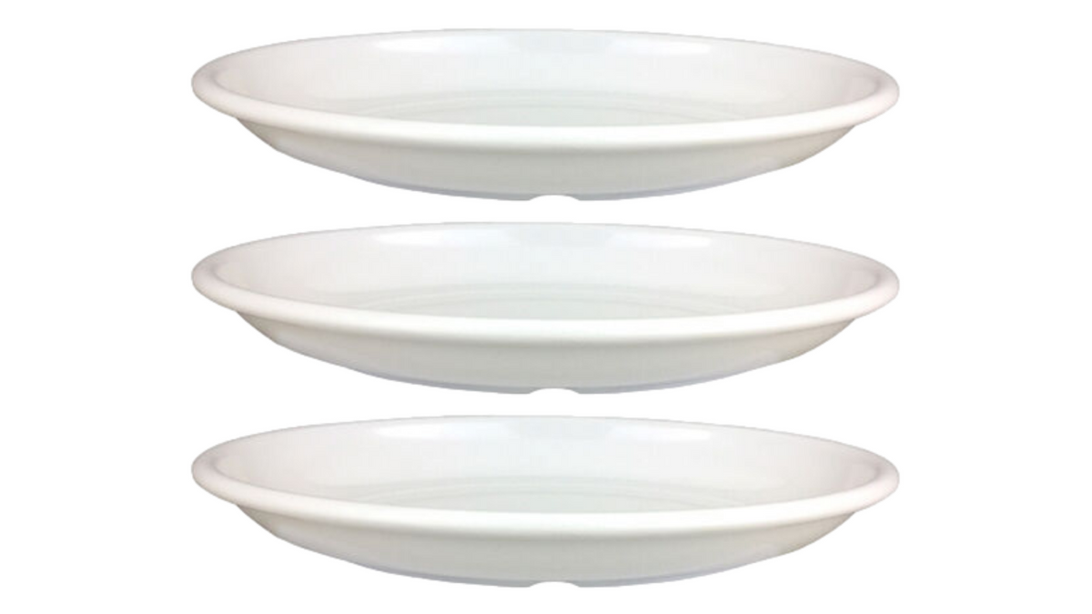 Travessa Oval Melamina Branca 45cm Saladeira Bestfer