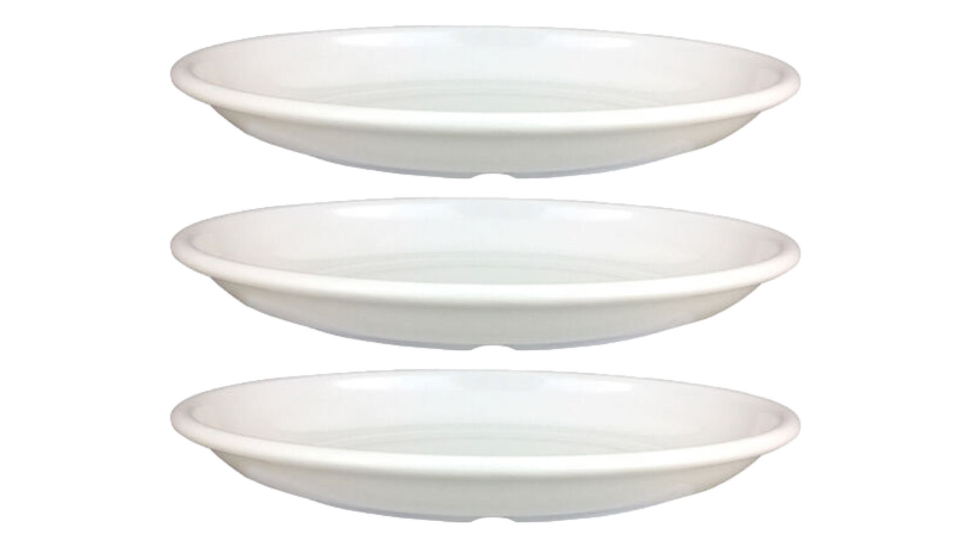 Travessa Oval Melamina Branca 45cm Saladeira Bestfer