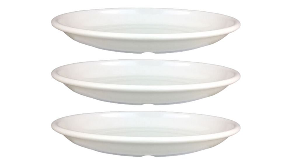 Travessa Oval Melamina Branca 45cm Saladeira Bestfer