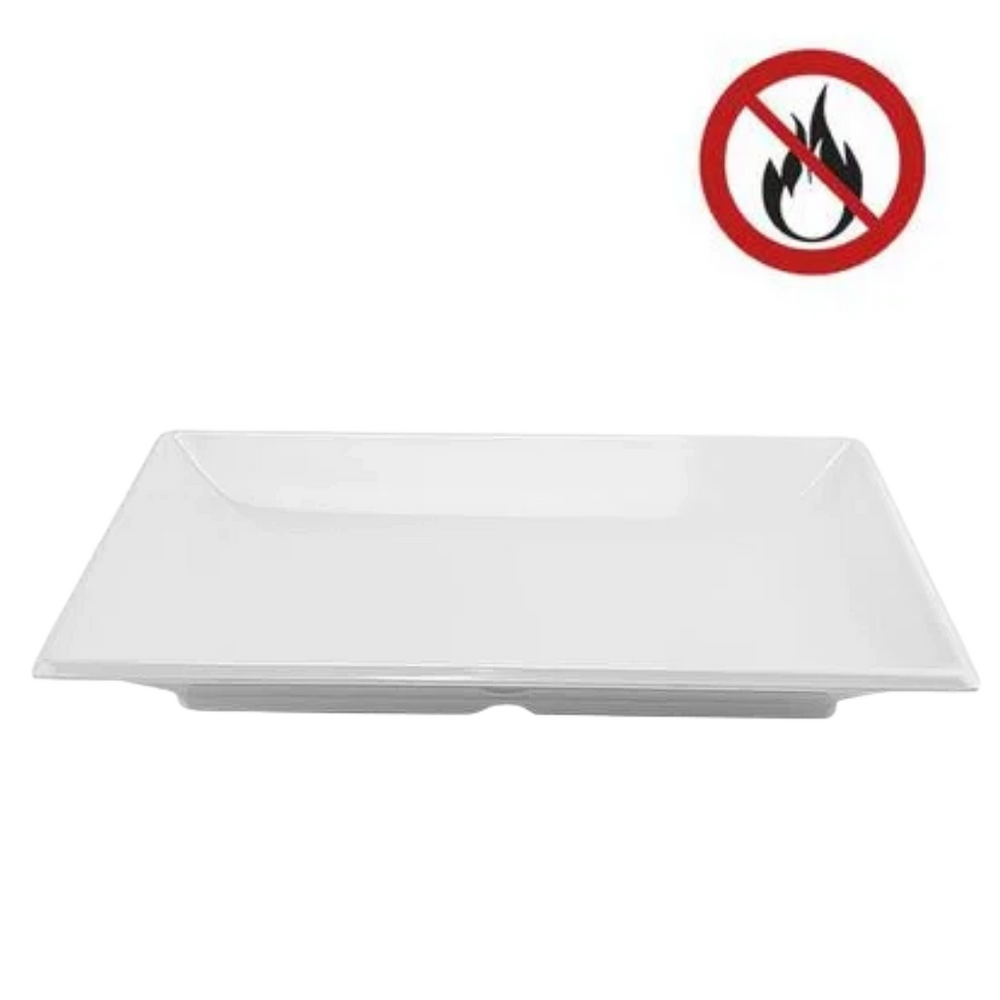 Travessa retangular funda 40cm melamina Bestfer