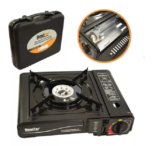 Fogareiro Portatil de Camping Com Mala Bestfer