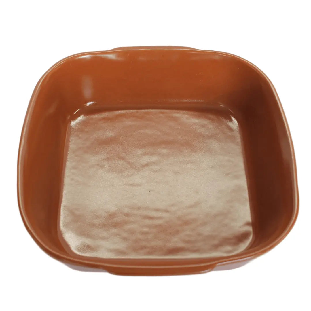 Travessa Refrataria Quadrada Cerâmica G 3,3 L Bela Porcelana