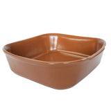 Travessa Refrataria Quadrada Cerâmica G 3,3 L Bela Porcelana