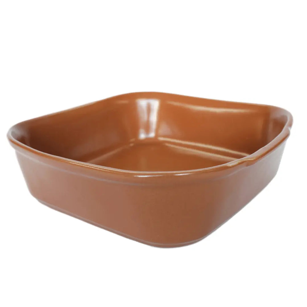 Travessa Refrataria Quadrada Cerâmica G 3,3 L Bela Porcelana