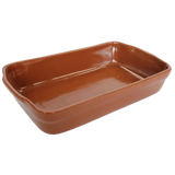 Travessa Retangular de Cerâmica Artesanal Bela Porcelana